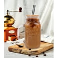 thumbnail image 3 of ANOTION Mason Jar with Lid and Straw, 24 oz Regular Mouth Mason Jars with Handle Drinking Glasses Tumbler Reusable Cups Smoothie Water Bottles for Ic, 3 of 7