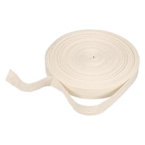 Cotton Twill Tape Ribbon 3/4 Inch 23 Yard Herringbone Webbing Tape Roll Bias Binding Tape for DIY Crafts Sewing Gift Wrapping, Beige