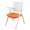 Orange, variant on Foldable Training Chairs Accent Chairs Conference Chairs, Home Office Desk Chairs Classroom Chair Conference Room Office Chairs Reading Chair for Living Room, Balcony