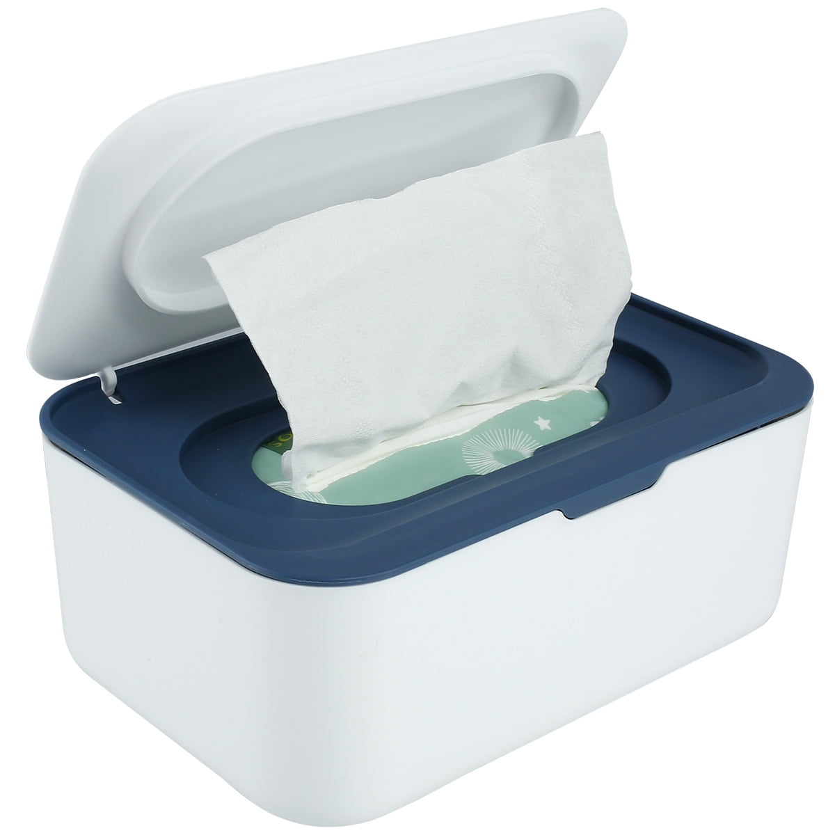 Wipes Dispenser Baby Wipe Holder Sealing Refillable Wipe Container Keeps Wipes Fresh Dustproof Tissues Wipes Case with Lids for Home Bedroom Nursery Room Car Office Bathroom