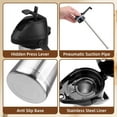thumbnail image 6 of SSAWcasa 65oz (1.9L) Airpot Coffee Carafe with Pump, Stainless Steel Insulated Thermal Carafe Coffee Dispenser for Hot/ Cold Beverages, 12 Hour Heat Retention, 6 of 7