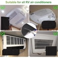 thumbnail image 6 of Air Filtration Foam,RV A/C Filters Replacement,Air Conditioner Replacement Filters,High-density Dustproof Foam,Compatible with Most Air Conditioner,Trash Cans,Dehumidifier,Black,40x16In, 6 of 7