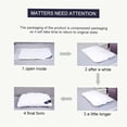 thumbnail image 3 of JERFIT Adjustable Shredded Memory Foam Pillow for Side Sleepers, Breathable Bamboo Cover, Supportive Contour for Neck Pain, Machine Washable, Queen Size, Pink, 3 of 5