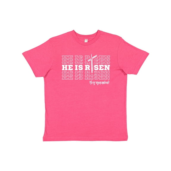 Inktastic He is Risen Mirror Words Youth T-Shirt