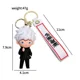 thumbnail image 4 of LLavero de coche Jujutsu Kaisen, Itadori Yuji Anime, Mini llavero de muñeca Satoru Gojo, accesorios de llavero con dijes para bolso de Nobara, nuevo, 4 of 5