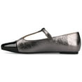 thumbnail image 2 of Journee Womens Theah T-Strap Cap Toe Mary Jane Dress Flats, Widths Available, 2 of 9