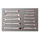 thumbnail image 2 of Juego 12 Llave Combinadas Urrea Matraca PuLG Medida Gravada CH312L, 2 of 4
