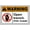 Warning Sign 2, variant on Oversize Load Ahead Sign - 8"x12" Rust-Free Aluminum Metal Sign, Weather Resistant Durable Easy to Mount