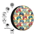 thumbnail image 4 of Pofeuu Retro With Joysticks Print Spare Tire Wheel Cover for Car Truck SUV Camper Universal Fit Spare Tire Cover RV Spare Tire Covers-17 inch, 4 of 6