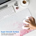 thumbnail image 4 of Streamline Your Work with XXL Desk Pad & Pink Mouse Pad - 31.5x11.8 Inches Desk Mat with 3 Levels for Keyboard, Essential for Home Office Work, 4 of 7