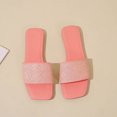 thumbnail image 4 of Sommer Bunte Strass Jacke Sandalen Fashion Square Toe Flache Hausschuhe Wmkox8yii ytu11103, 4 of 6
