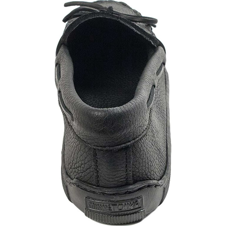 Minnetonka Men\'s Moccasin Moosehide Straight Plug Black Size 13 71g8kVR5WTL._AC_SY300_QL30_.jpg main image 2