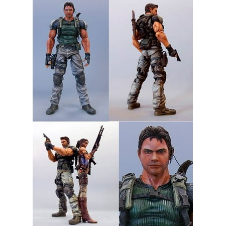 Square Enix Play Arts Resident Evil 5 Deluxe 9 Inch Action Figure Chris