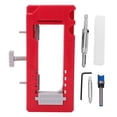 thumbnail image 2 of Door Hinge Installation Kit, Plastic Door Hinge Router Jig  for Construction Site Home Decoration, 2 of 7