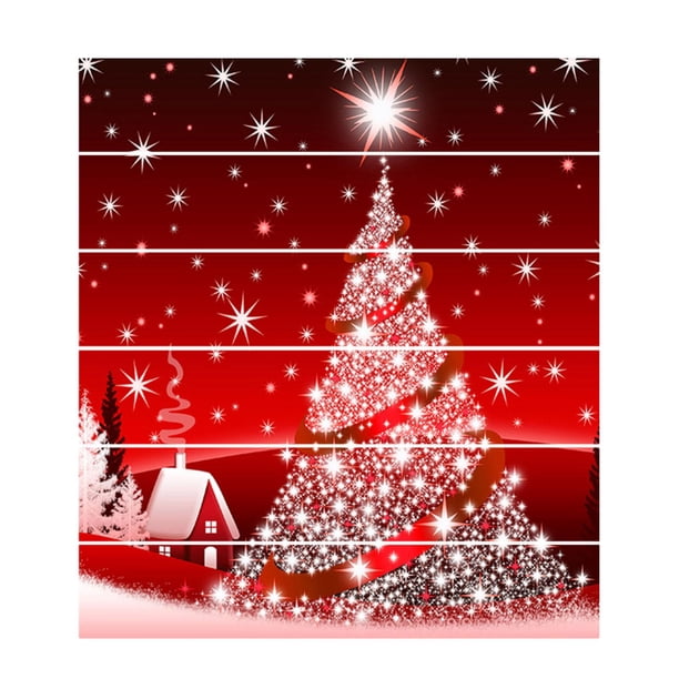 Calcomanías de escaleras navideñas 3D, calcomanías para escaleras, pegatinas autoadhesivas para escaleras, pegatinas de pared para escalones, decoraci 6 piezas