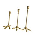 thumbnail image 4 of Candelador de 3 piezas con candelabro, soporte de velas, diseño de , soporte de velas de mesa de mesa para chimenea de Acción de Gracias en casa oro, 4 of 8