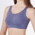 thumbnail image 6 of Xdegoge Seamless Bras for Women Plus Size Push Up Wireless Adjustable Straps Padded Bralette No Underwire Comfort Soft Full Coverage Bra, 6 of 7
