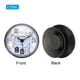 thumbnail image 3 of Reloj de ducha impermeable Mini espejo de baño Relojes de pared con ventosa, negro, 3 of 5
