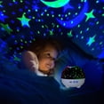 thumbnail image 4 of Proyector de luz nocturna de estrellas, proyector de galaxia, luz nocturna reutilizable para niños, carga USB/funciona con pilas, lámpara de decoración de habitación, lámpara de noche LED portátil par, 4 of 11