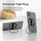 thumbnail image 4 of JM Negro-Nuevo soporte para teléfono (actualizado) con mango de silicona compatible con MagSafe, soporte de anillo magnético, solo para iPhone 14, 13, 12 Pro/Max/Plus JM, 4 of 5