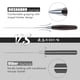 thumbnail image 4 of Cuchillo de cocina HOSHANHO de cocina de acero japonés AUS-10 20 cm, 4 of 7