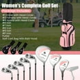 thumbnail image 4 of Costway Ladies Womens Complete Golf Clubs Set 10 Pieces Includes Alloy Driver, 4 of 10
