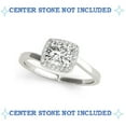 thumbnail image 6 of AoneJewelry 3.15 Carat Diamond Semi-Mount Engagement Ring In 18K Solid Rose, White & Yellow Gold ( No Center Stone ), 6 of 7