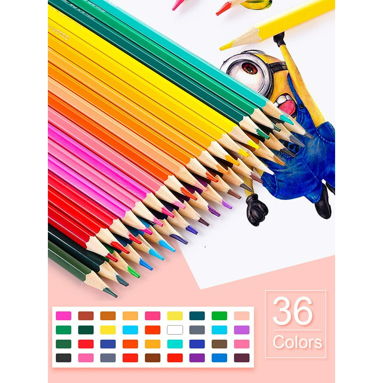 36 Color Pencil Set For Adults and Kids Drawing Pencils for Sketch