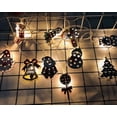 thumbnail image 4 of Santa Bell LED String Lights, Christmas Tree Lights Socks USB Christmas Decoration (1.65m 10 Lights - Christmas Theme Model), 4 of 5