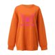 thumbnail image 1 of Gibobby Sudadera oversize mujer Sudadera de Forro Polar Sudadera casual para Mujer(Naranja,CH), 1 of 3