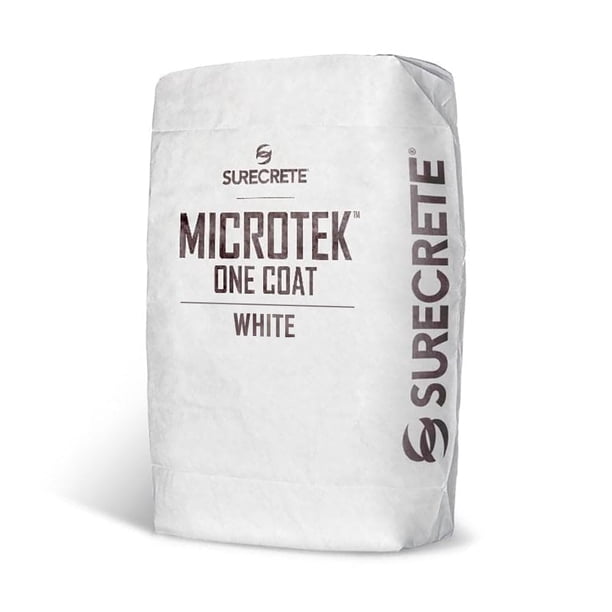 Revestimiento de microcemento SureCrete MicroTek One Coat, blanco, 18 kg
