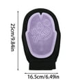 thumbnail image 3 of 2-in-1 Dog Grooming Glove - Dual Sided Pet Brush with Rubber Paw & Velour, Grooming Mitt for Brushing, Massaging & Shedding Control for Dogs & Cats, 3 of 5