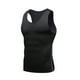 thumbnail image 1 of pstuiky Camiseta sin mangas para hombre, Camiseta deportiva de manga corta con cuello redondo, ajustada y de alta resistencia, de color liso para hombre Chaleco de hombre s, 1 of 5