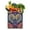 flower-105, variant on White Bloom Reusable Tote Bag - Foldable Grocery Bag with Daisy and Butterfly Design, Large Capacity