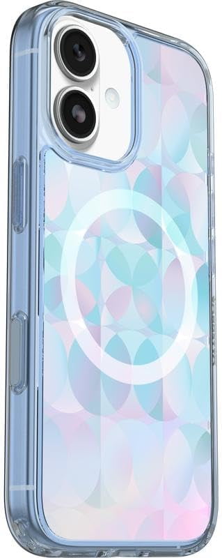 OtterBox iPhone 17 (Only) Bundle: Symmetry  Series+ Case & Screen Protector, Opal Prism (Clear/Multicolor),Snaps to MagSafe - Ultra-Sleek, Raised Edges Protect Camera & Screen - Non-Retail Packaging