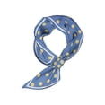 thumbnail image 1 of Bufanda delgada para mujer INSPIRE CHIC, pa?uelos de twill, pa?uelo de cuello de doble cara azul, 1 of 4
