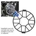 thumbnail image 3 of Motorcycle Headlight Protector Cover, Headlight Guard Grill Headlight Mesh Grill Cover Universal For Motorbike With 6.5 Inch Headlights, 3 of 8