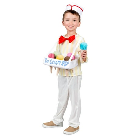 Halloween Boy's Ice Cream Cone Salesman Child