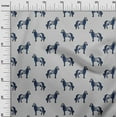 thumbnail image 2 of oneOone Cotton Poplin Fabric Horse Block Decor Fabric Printed BTY 42 Inch Wide, 2 of 4