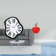 thumbnail image 2 of Reloj De Pared Acrílico Distorsionado, Adorno Creativo Para Tienda, Simulación Artística, Decoración Para El Hogar, Figura De Cerámica, Escultura De Fruta Para Cafetería, Estudio,, 2 of 8