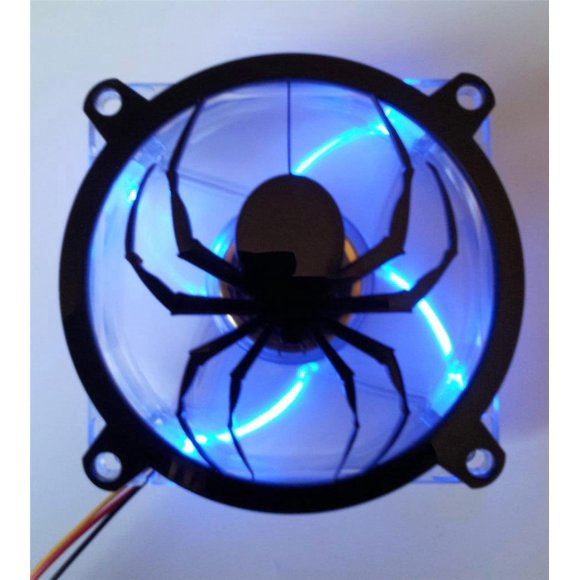 Inspired Laser Design Custom Dropping Spider Computer Fan Grill 200mm