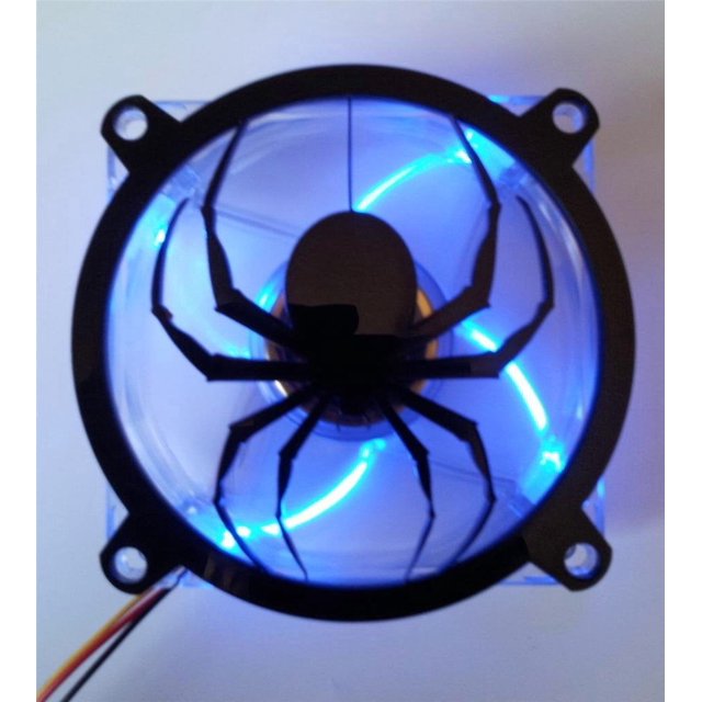 Inspired Laser Design Custom Dropping Spider Computer Fan Grill 200mm