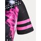 thumbnail image 3 of Camiseta con Estampado de Mariposa en Talla Extra Rosegal  Camisetas tallas grandes, 3 of 5