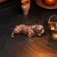 thumbnail image 6 of LeeQinersw Dog Figurine Collectibles Sturdy Miniature Sculpture for Table Showcase Home Bronze, 6 of 8