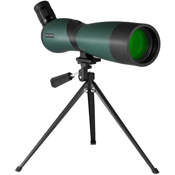occer 2575x70 Spotting Scope Telescope with Tripod,Long Eye Relief 45