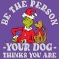 thumbnail image 2 of Junior's Dr. Seuss Grinch Christmas Be the Person  Graphic T-Shirt, 2 of 3