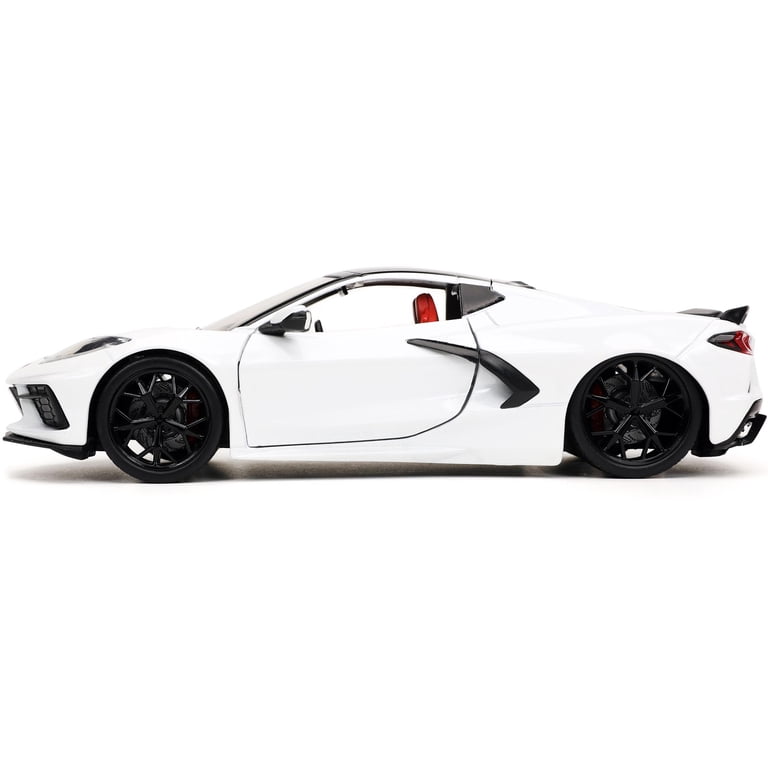 2020 Chevrolet Corvette Stingray C8 White with Black Top HyperSpec