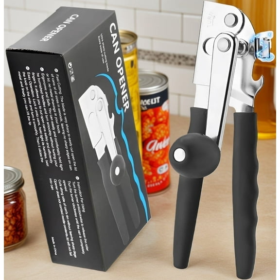 Phonchadan Stainless Steel Manual Can Opener with Bottle Opener