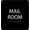 Black, variant on ADA CENTRAL SIGNS - 6" X6" Mail Room Sign - ADA Compliant Tactile Graphics Grade 2 Braille Text Acrylic Wall Signs - Mail Packages, Sorting Distribution, Postal Envelopes, Parcels Services Door Sign
