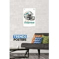 thumbnail image 2 of NFL Miami Dolphins - Drip Helmet 20 Wall Poster, 14.725" x 22.375", 2 of 3
